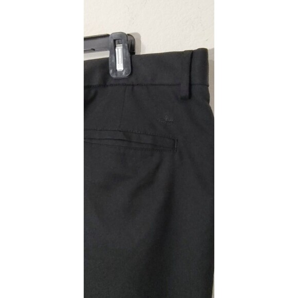 Dockers Black Dress Pants 38X31 Straight Fit Flat Front 100% Polyester C… - Picture 9 of 11